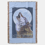 New YorkHowling Wolf Deken (Voorkant Verticaal)
