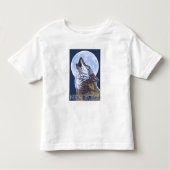 New YorkHowling Wolf Kinder Shirts (Voorkant)