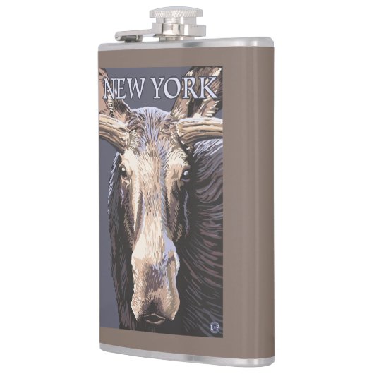 New YorkMoose Up Close Heupfles (Links)