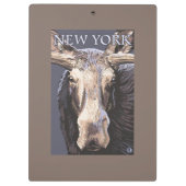 New YorkMoose Up Close Klembord (Achterkant)