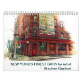 New York's beste bars kalender. Kalender (Hoes)
