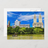 New York's Central Park in het Summertime Briefkaa Briefkaart (Voorkant / Achterkant)