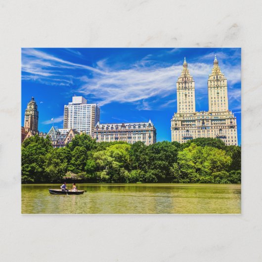 New York's Central Park in het Summertime Briefkaa Briefkaart (Voorkant)
