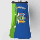 New Yorkse staatsvlag Golfheadcover (Draai 90)