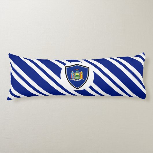 New Yorkse staatsvlag Lichaamskussen (Voorkant)