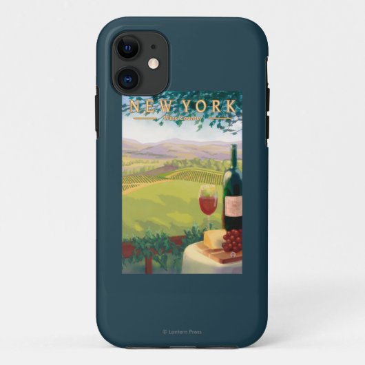 New YorkWine Country Scene Case-Mate iPhone Case (Achterkant)