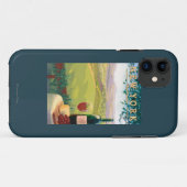 New YorkWine Country Scene Case-Mate iPhone Case (Achterkant (horizontaal))