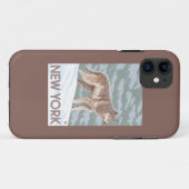 New YorkWolf Scene Case-Mate iPhone Case (Achterkant (horizontaal))