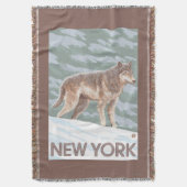 New YorkWolf Scene Deken (Voorkant Verticaal)