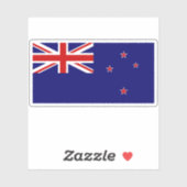 New Zealand Flag Sticker (Vel)