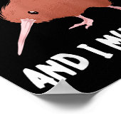 New Zealand Is Calling Kiwi Bird Wildlife Animal Poster (Hoek)