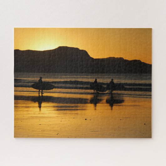 New Zealand Jigsaw Puzzle Gisborne surfer Legpuzzel (Horizontaal)