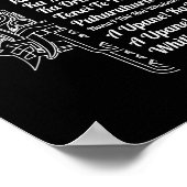 New Zealand Maori Haka - Ka Mate Rugby Tee Poster (Hoek)