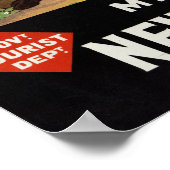 New Zealand Mt. Cook Vintage Poster Restored (Coin)