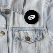 New Zealand Rugby Jersey Ronde Button 5,7 Cm (In situ)