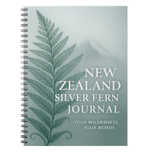 New Zealand Silver Fern Journal – Wilderness  (Devant)