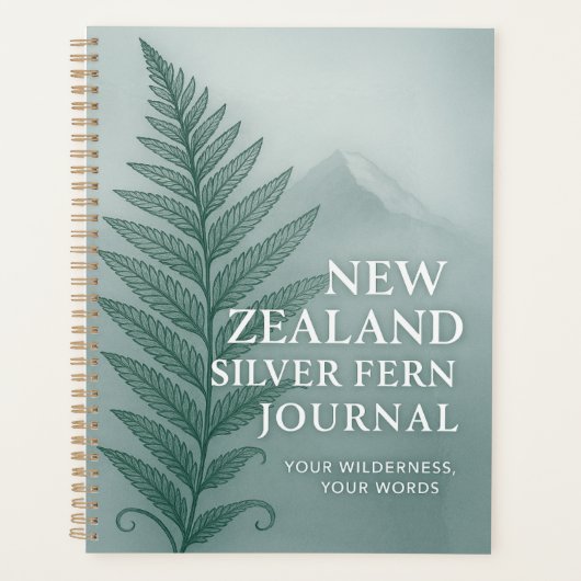 New Zealand Silver Fern Journal – Wilderness  (Devant)