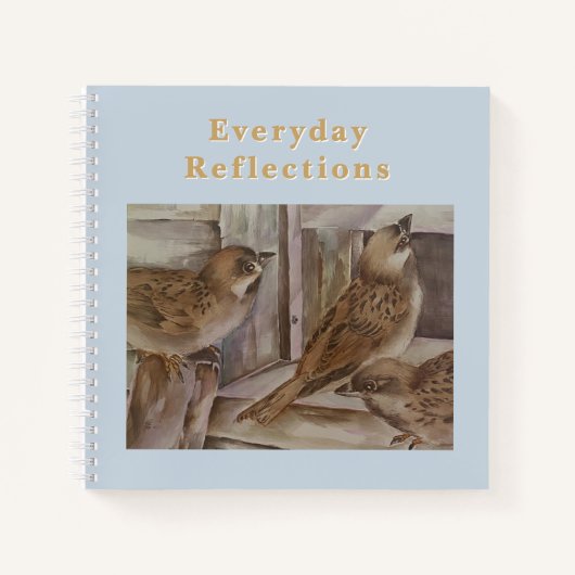 New Zealand Sparrow Bird  Journal (Devant)