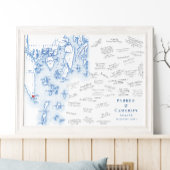 Newagen Southport Mariage Bleu Poster du livre d'o