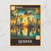 Newark, Delaware | Carte postale Vintage (Devant)