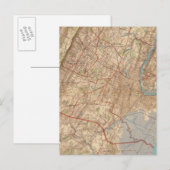 Newark en Elizabeth, New Jersey Briefkaart (Voorkant / Achterkant)