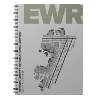 Newark Liberty Airport (EWR) Diagram Notitieboek