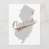 Newark, New Jersey - carte de Pin - CARTE POSTALE (Devant)
