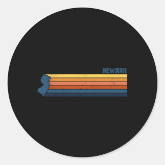 Newark New Jersey City Ronde Sticker