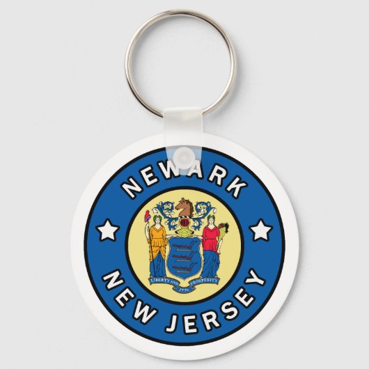 Newark New Jersey Sleutelhanger (Voorkant)