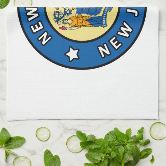 Newark New Jersey Theedoek (Gevouwen)