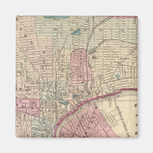 Newark, NJ Magneet (Voorkant)