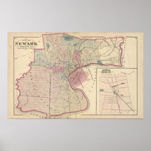 Newark, NJ Poster (Voorkant)