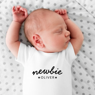 Newbie-naam Modern minimalistisch stijlvol gelui Romper