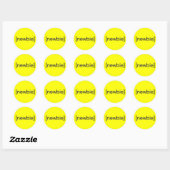 Newbie Ronde Sticker (Vel)