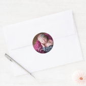 Newborn Baby Foto Hartelijk dank Sticker (Envelop)