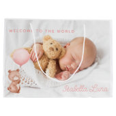 Newborn Baby Gift Bag Groot Cadeauzakje (Achterkant)
