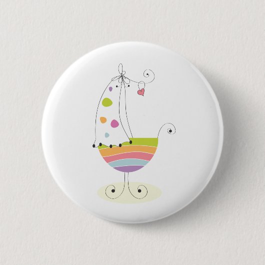 Newborn Crib Ronde Button 5,7 Cm (Voorkant)