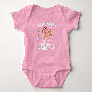 Newborn Donut Meme Quote Comfit Home Outfit Romper