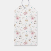 Newborn Floral Hartelijk dank Cadeaulabel (Achterkant)