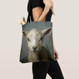 Newborn Lamb Tote Bag