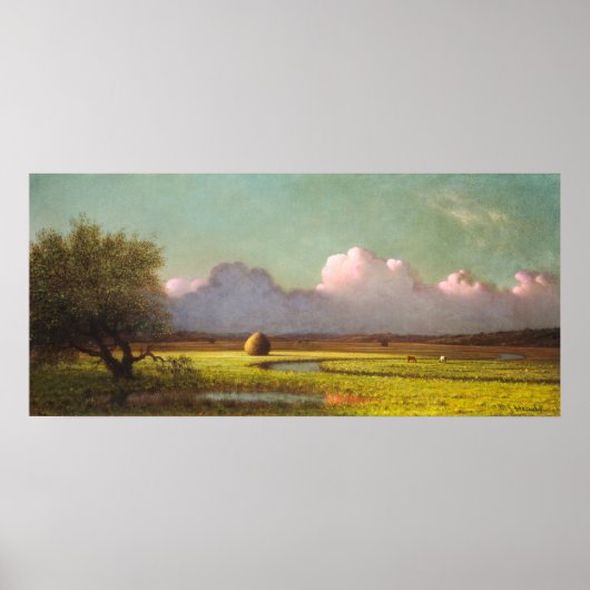 Newbury Marshes - Martin Heade Fine Art Poster (Voorkant)