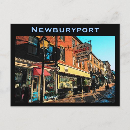 Newburyport-Briefkaart Briefkaart (Voorkant)