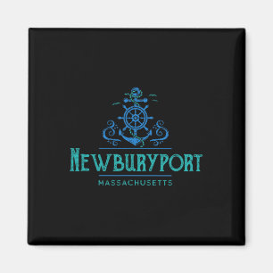 Newburyport Massachusetts Scheepsontwerp Magneet