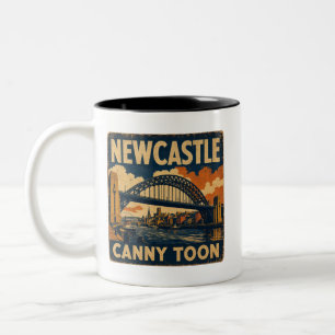 Newcastle Canny Toon Poster Tweekleurige Koffiemok