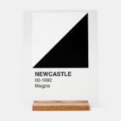 Newcastle Magpie - Arrière - plan clair (Recto)