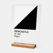 Newcastle Magpie - Arrière - plan clair (Angle)
