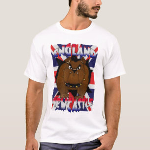 Newcastle Mannen British Bulldog T Shirt