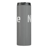 Newcastle NSW Latitude Longitude Thermosbeker (Achterkant)