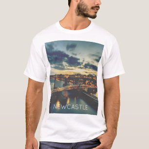 Newcastle, T-shirt gainé court BRITANNIQUE