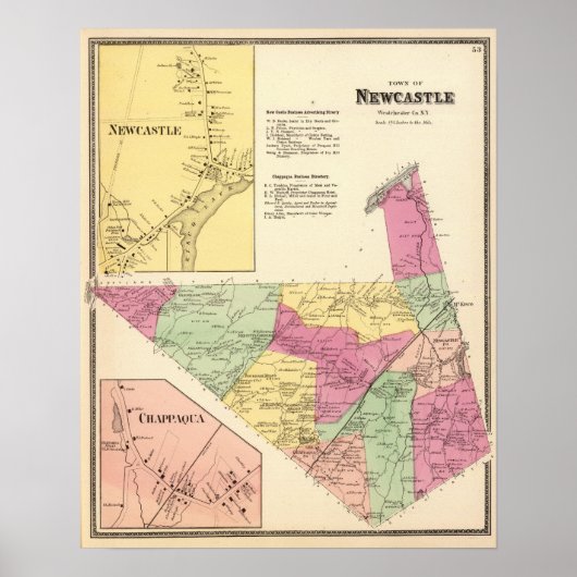 Newcastle, Town Poster (Voorkant)